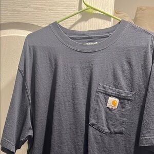 Carhartt Men's Blue Pocket T-Shirt